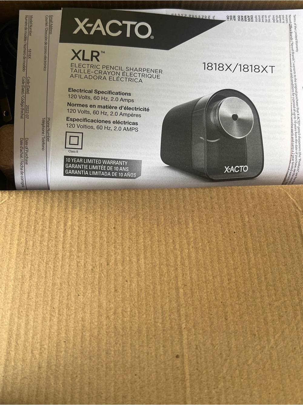 X-Acto Electric Pencil Sharpener - Picture 4 of 4